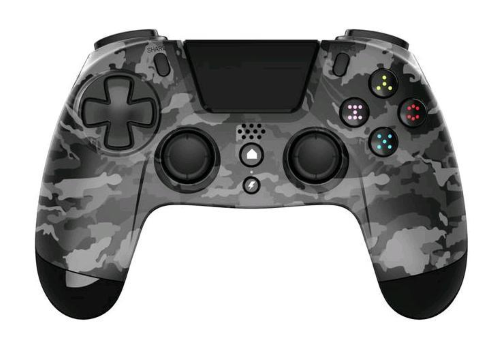 GIOTECK VX4 PREMIUM CONTROLLER ANALOGICO/DIGITALE WIRELESS PS4 PC NERO CAMOUFLAGE